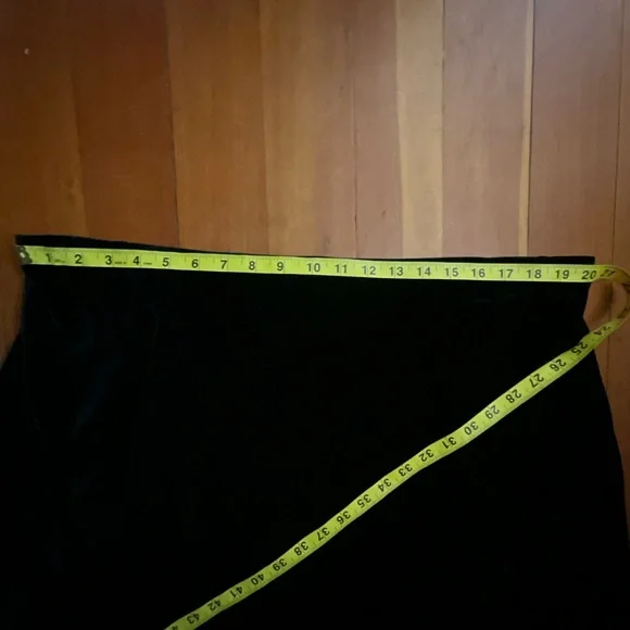 Coldwater Creek Black Velvet Maxi Skirt NWT - Picture 5 of 5